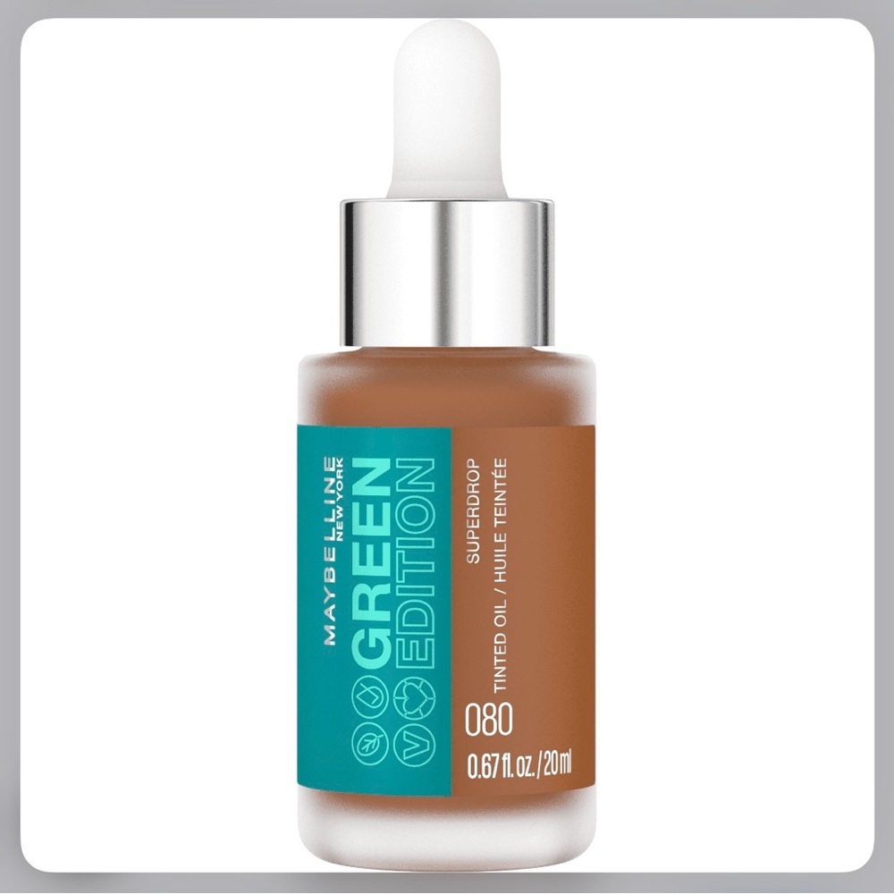 Maybelline Superdrop Tinted Oil Conditioning Coverage Base Makeup Foundation 80